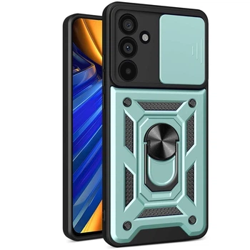 Чохол Fiji Camera Defence для Samsung Galaxy A36 5G (A366) бампер із захистом камери та підставкою Green