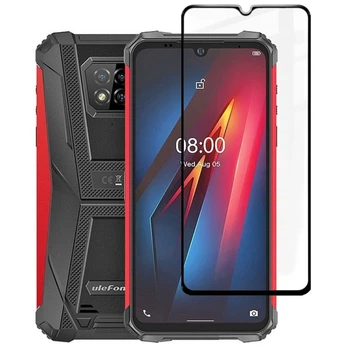 Защитное стекло Fiji Premium для Ulefone Armor 8 полная проклейка Anti-Static черный