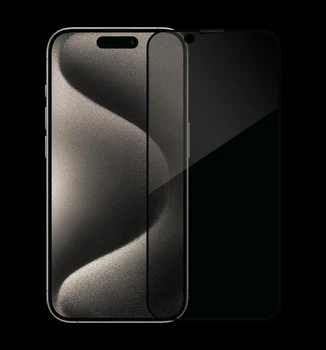 Защитное стекло Blueo Full Cover Anti-Peep Glass для Apple iPhone 15 Pro Black