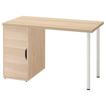 Компьютерный стол LAGKAPTEN / ALEX 120x60 см IKEA 195.214.39 беленый дуб