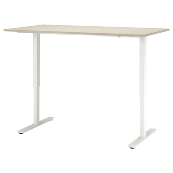 Стол с регулируемой высотой TROTTEN IKEA 294.341.30 бежевий/білий