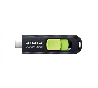 Флеш-накопитель ADATA USB 3.2 Gen1 UC300 Type-C 128Gb Black/Green ACHO-UC300-128G-RBK/GN