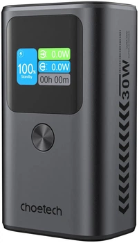 УМБ Choetech 10000mAh 30W PD Color Display Space Gray (B701-CCGY)