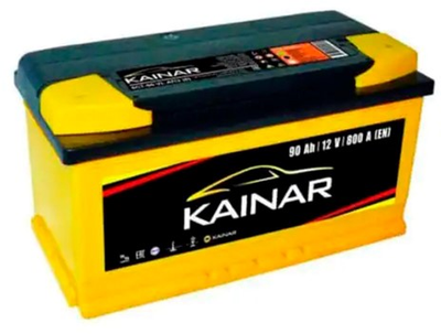Автомобильный аккумулятор Kainar STANDART 90 А-ч (-/+) (800EN) 353х175х190 мм (K090 260)