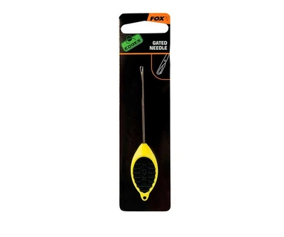 Голка із застібкою для бойлів Fox Edges Gated Needle (тонка, жовта),CAC590