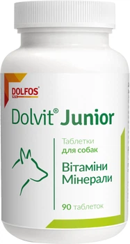 Ветпрепарат Dolfos Долвит Юниор 90 таблеток для собак (127-90)