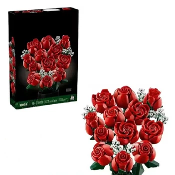 Конструктор icons букет роз 822 детали Botanicals (10328) flowers Bouquet of Roses