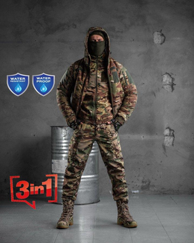 Тактический костюм 3 в 1 Taslan Soft Shell Omni-Heat (куртка + штаны) Multicam XL