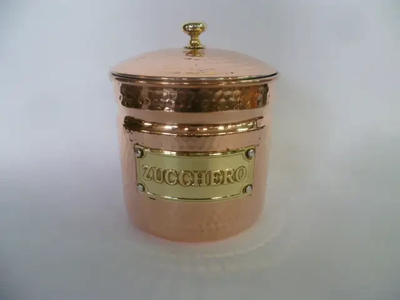 Медная емкость для хранения кофе,чая, специй, Hakart Handmade 3