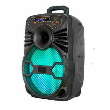 Автономна акустична система BIG12AVENGER usb/mp3/fm/bt + шнуровий мікрофон