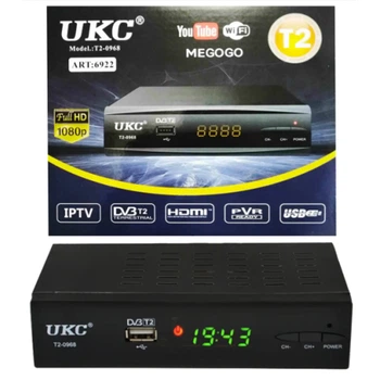 Тюнер UKC DVB T2-0968 с поддержкой wi-fi адаптера 6922 JDT-0845810