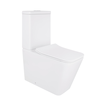 Унитаз-компакт Qtap Crow безободковый с сиденьем Soft-close QT05222170W