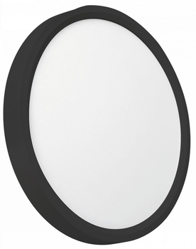 Светильник настенный светодиодный Luminaria GLR-24W 5000K BLACK 300x23 220V IP20 (2230949281019)