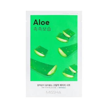 Тканевая маска с экстрактом алоэ Missha Airy Fit Aloe 19 г