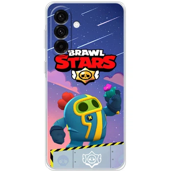 Силиконовый Чехол с Картинкой для Samsung Galaxy A56 (566) Принт (Бравл Старс Спайк, Brawl Stars Spike) (64750-ysm023)