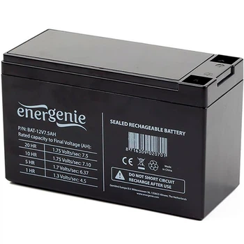 Аккумуляторная батарея EnerGenie 12V 7.5AH (BAT-12V7.5AH) AGM
