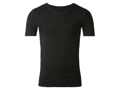 Футболка нательная с V образным вырезом для мужчины Livergy LIDL 499675-1 XL Черный