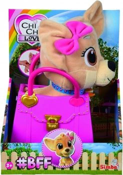 Собачка CCL Чіхуахуа з сумочкою, 20 см, зірка мультфільму, 3+ (артикул 589 0020)
