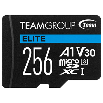 Карта памяти MicroSDXC 256GB UHS-I/U3 Class 10 Team Elite (TEAUSDX256GIV30A103)