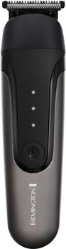 Тример Remington One, для бороди, вусів, голови, носа та тіла, акум., насадок-10, 60 хвил роботи, сталь, чорний (PG760)