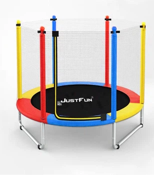 Батут дитячий Just Fun 152 см з сіткою MULTICOLOR