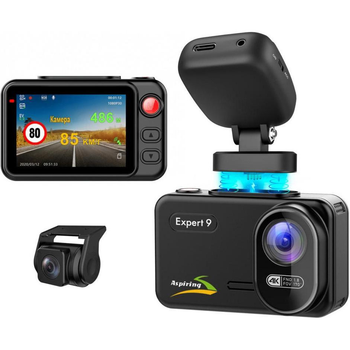 Відеореєстратор Aspiring Expert 9 Speedcam WI-FI GPS 2K 2 cameras