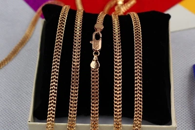 Цепь Xuping Jewelry питон 40 см 3,5 мм золотистая