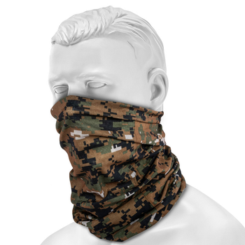 Головний убір багатофункціональний Баф Mil-Tec MULTI FUNCTION HEADGEAR DIGITAL W/L (12216071)