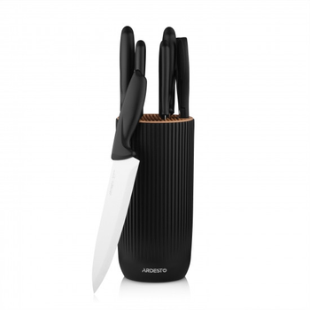 Набор ножей с блоком Ardesto Gemini, нержавеющая сталь, пластик, 7 пр. (AR2107BL)