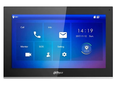 Видеодомофон с микрофоном и динамиками Dahua DHI-VTH5221D-S2 1024×600 7" (99-00001818)