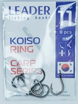 Гачок Leader KOISO RING №11 (8 hooks)