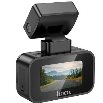 Відеореєстратор Hoco mini screen Dashcam DV10 |1.47", 1080p/30fps, WiFi|