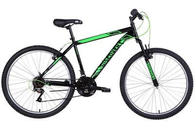 Велосипед DISCOVERY 26" RIDER AM Vbr рама 18" черный/зеленый