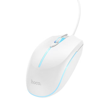 Миша провідна HOCO GM37 Wonderful gaming luminous wired mouse з підсвіткою Білий
