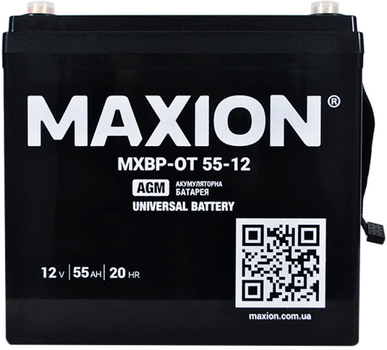 Аккумуляторная батарея Maxion MXBP-OT 55-12 AGM