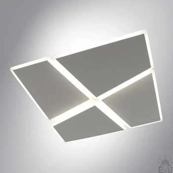 Управляемая светодиодная люстра AERO 70W 4S-WHITE Esllse 3000-6500К 3500-7000Lm 455x455x57-220-IP20