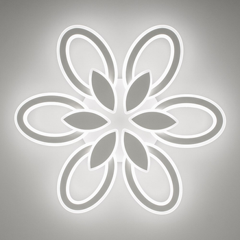 Управляемая LED люстра Luminaria AURORA DOUBLE 120W 6F APP с пультом и приложением 620x80-WHITE/WHITE-220-IP20