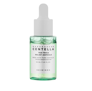 Сыворотка антиакне с цинтеллой и чайным деревом Skin1004 Madagascar Centella Tea-Trica Relief Ampoule, 30 мл