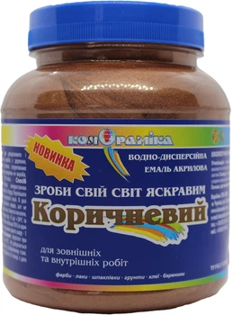 Емаль перламутрова Коричневий Колораміка 0.5 кг