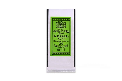 Иглы бисерные "REGAL" №11, 20 шт, золотое ушко, длина 38мм
