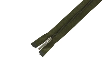 Zipper Спіральна блискавка, хакі, 60см, 1 бігунок