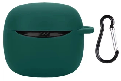 Чехол-накладка DK для JBL Tune Flex 2 | Silicone Candy Friendly с карабином (green)