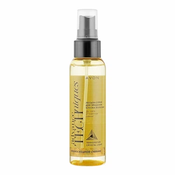 Лосьон-спрей Avon для придания блеска волосам «Превосходное сияние» 100 мл Advance Techniques Технология Cristal Light