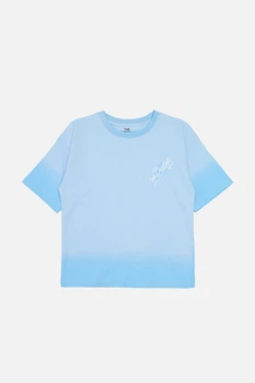Футболка з коротким рукавом для хлопчика YUKI блакитний 134 ЦБ-00268776