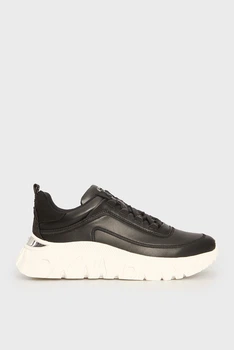 Жіночі чорні шкіряні кросівки LACOMBE DKNY 37 K1522639