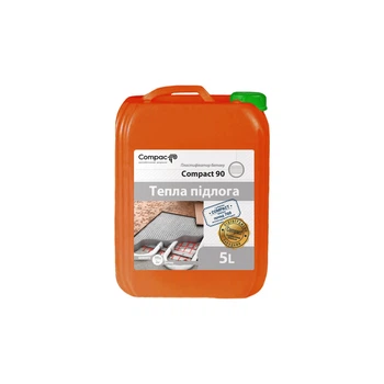 Пластификатор Тёплый пол Compact 90 Euro для бетона стяжки 5 л