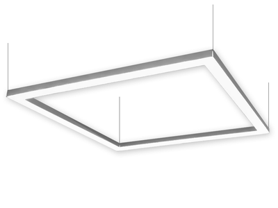 Світильник світлодіодний підвісний, стельовий Квадра квадрат 110-240V 216W 25920lm 4000k 1000*1000, драйвер ззовні LEDUA