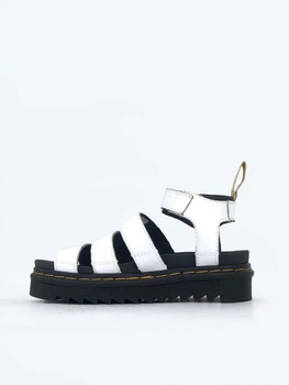 Жіночі босоніжки Dr. Martens Sandals White Білий колір з чорною підошвою Розмір 37 (23,5 см)