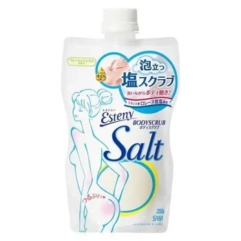 Пінистий сольовий скраб для тіла Tokiwa Sana Esteny Body Scrub Salt, 350 г