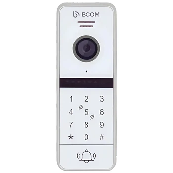 Вызывная панель со считывателем карт, кодом и камерой BCOM BT-400FHD-AC защита IP66 Белый (99-00018870)